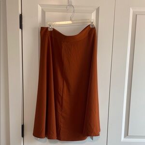 Rust Midi Skirt M
